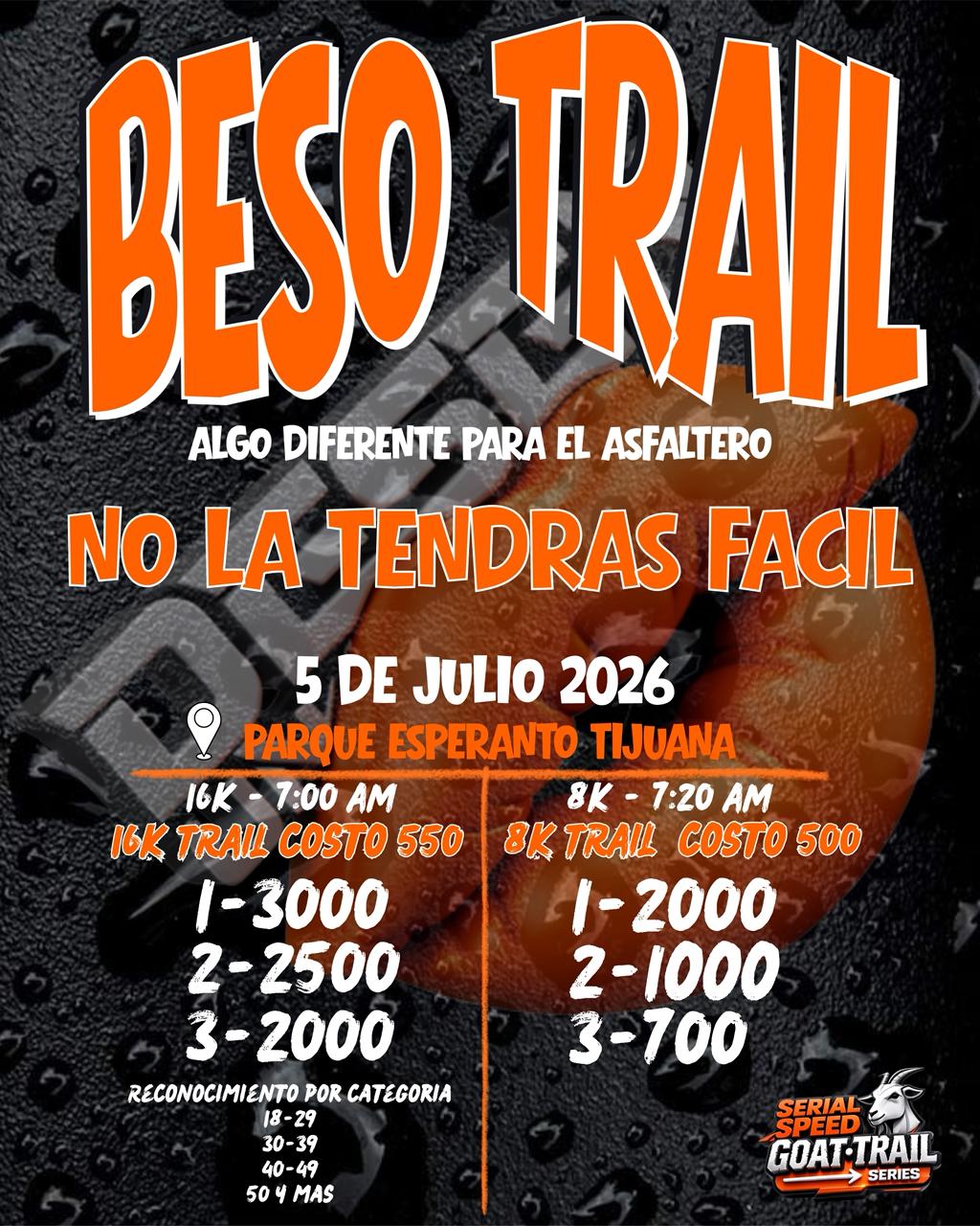 BESO TRAIL - Algo Diferente para el asfaltero